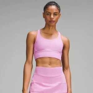 Lululemon Energy Longline Ribbed Sports Bra